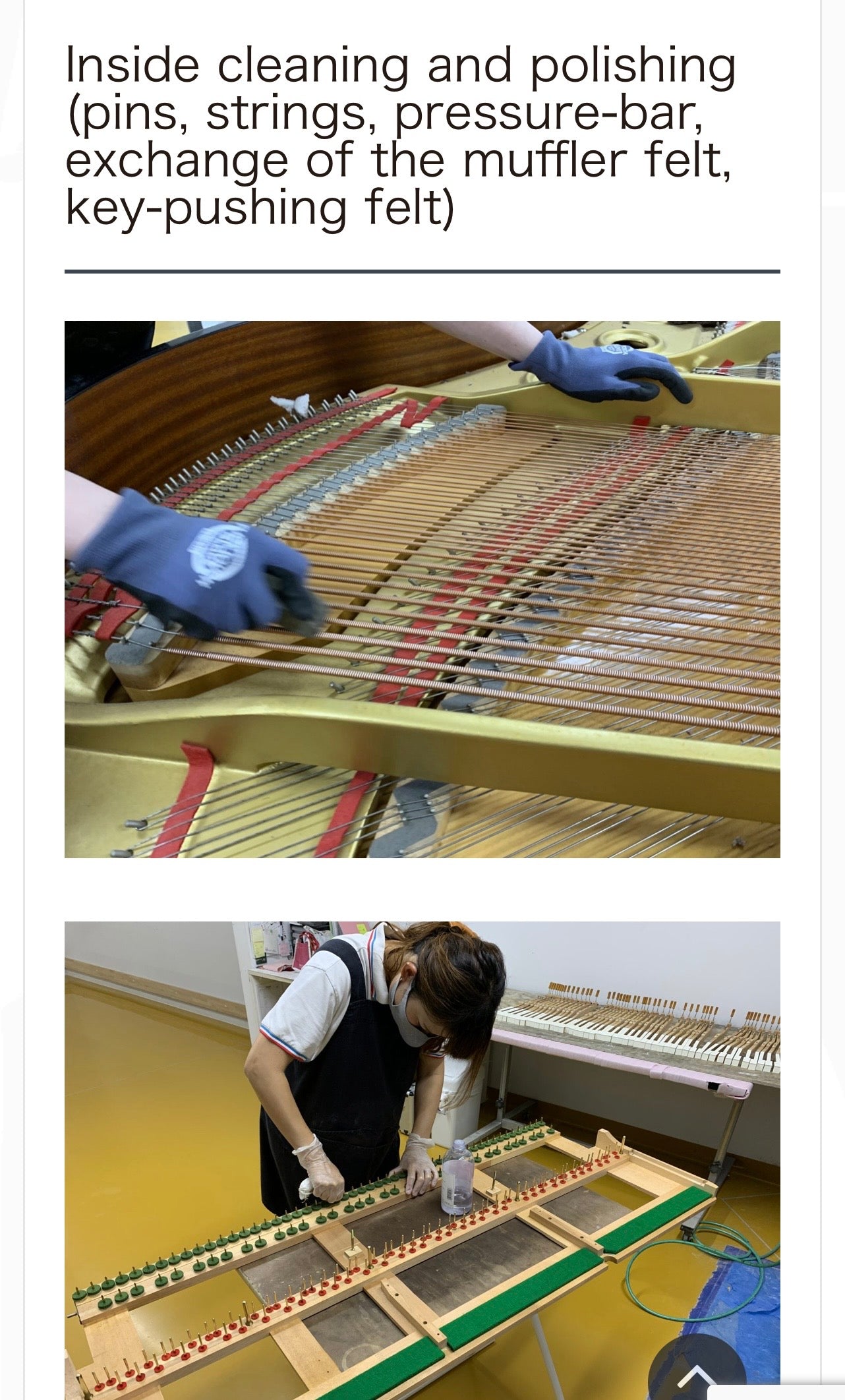 Refurbished Piano Information