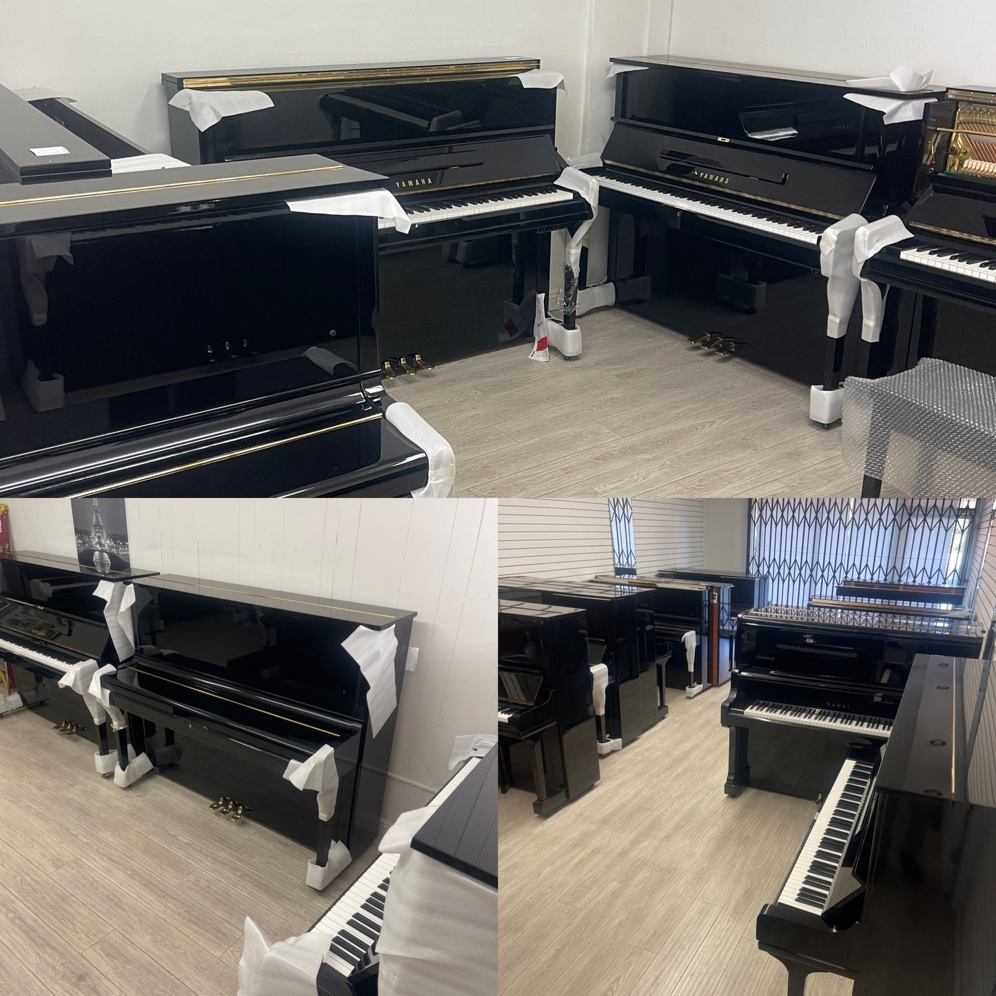 Yamaha and Kawai pianos